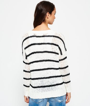 Textured Stripe Tape Knit Jumper Image 4