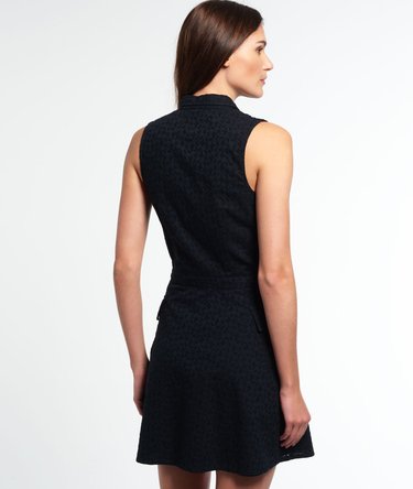 Broderie Utility Shirt Dress Image 4