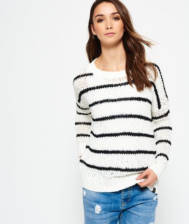 Textured Stripe Tape Knit Jumper Image 1