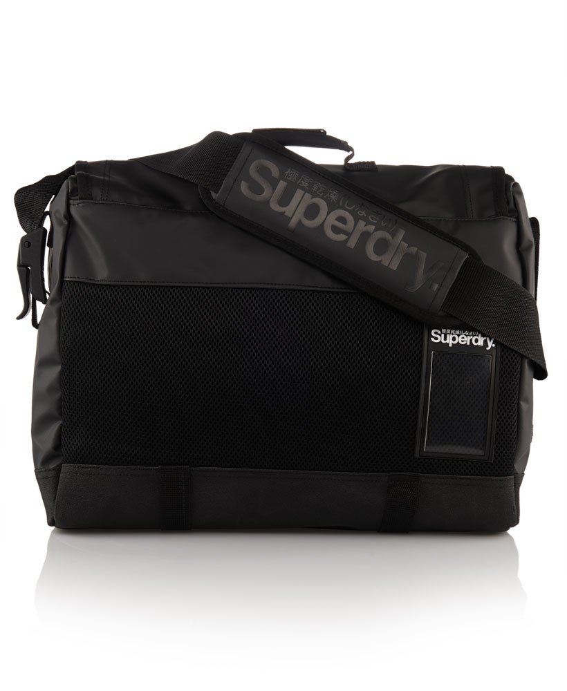 Unisex Tarpaulin Laptop Bag in BLACK/BLACK | Superdry CA-EN