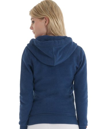 Orange Label Zip Hoodie Image 4