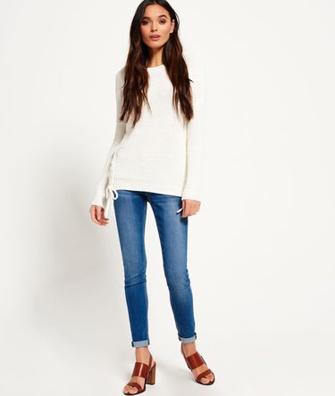 Arizona Lace Up Rippstrickpulli Image 3