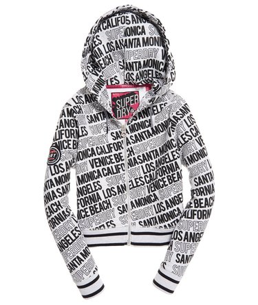 Logo All Over Print Zip Hoodie Image 2