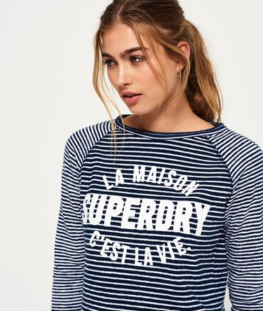 Amour Stripe Graphic Top Image 1