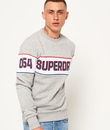 Retro randig sweatshirt Image 5