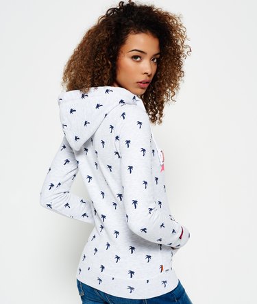 Vintage Logo Ditsy All Over Print Hoodie Image 5