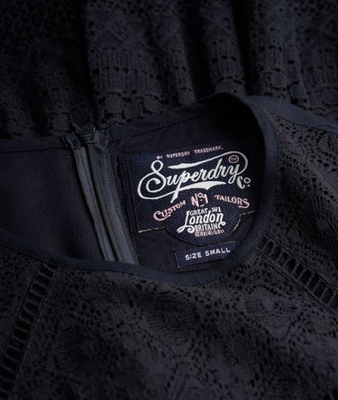 Lace Panel Skater Dress Image 5