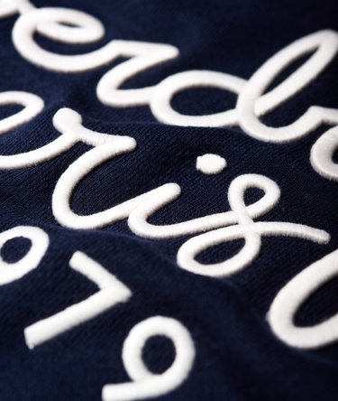 Applique Slim Crew Top Image 7