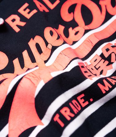 Vintage Logo Stripe Hoodie Image 8