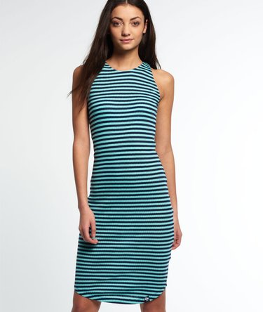 Sheer Rib Racer Dress Image 1