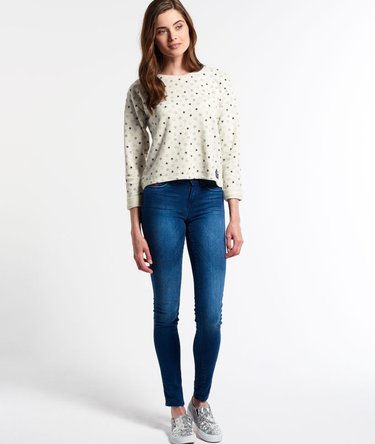 Glitter sweater met ronde hals Image 3