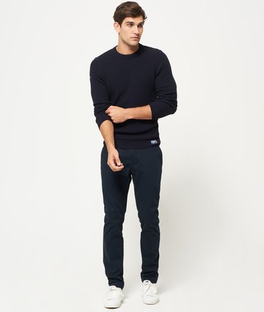 University Waffle Crew Sweater Image 5