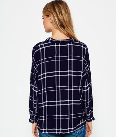 Mariner Check Boyfriend Shirt Image 5