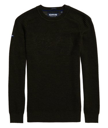 IE Textured Ribbed Crew Jumper Image 2