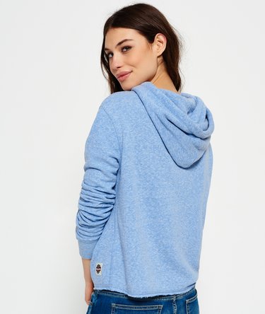 Marl Crop Hoodie Image 4