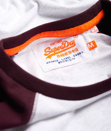 Orange Label Baseball Grit T-shirt Image 5