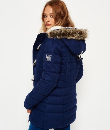 Tall Marl Toggle Puffle Jacket Image 4