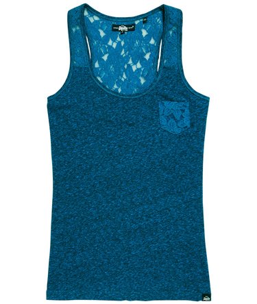Super Sewn Rugged Lace Pocket Vest Top Image 2