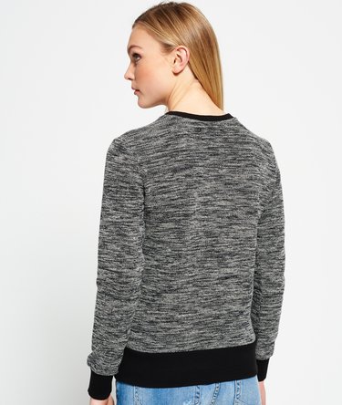 Embroidered Cut & Sew Crew Neck Sweatshirt Image 4