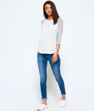 Stripe Baseball-Shirt Image 3