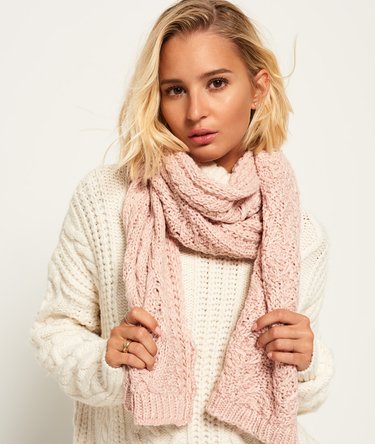 Nebraska Cable Scarf Image 1