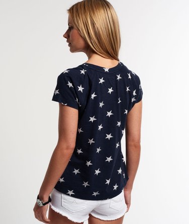 Indigo Star Sparkle T-shirt Image 4