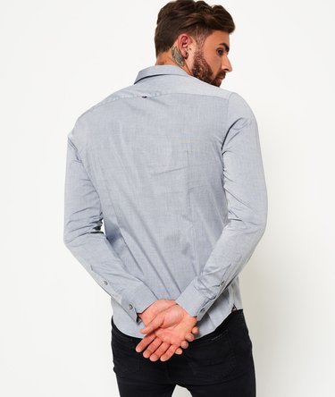 Camisa slim fit de manga larga Image 4