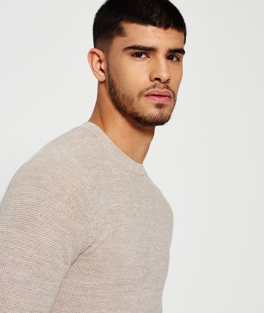 Premium Textured Knit Crew Jumper Image 5