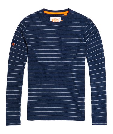 Dartmouth Stripe Long Sleeve Pocket T-shirt Image 2