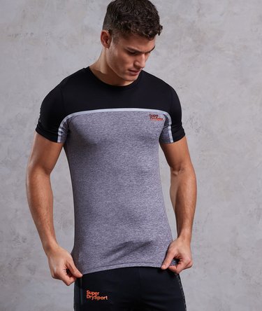 Athletic T-Shirt mit Farbblock-Design Image 1