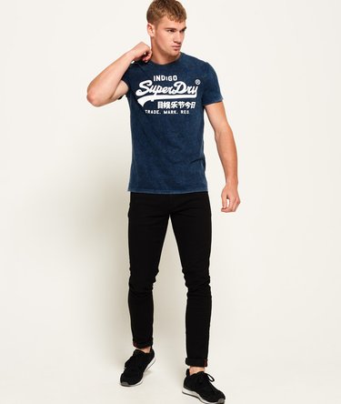 Vintage Logo Indigo T-Shirt Image 3