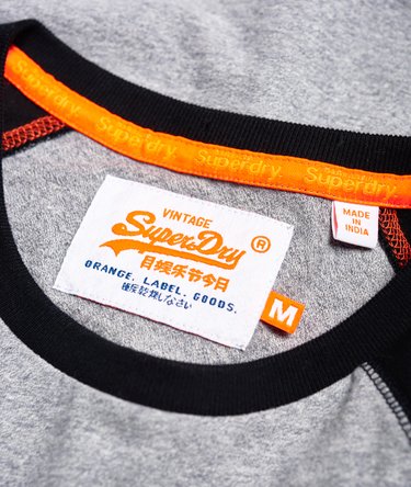 Orange Label Grit Baseball T-shirt Image 6