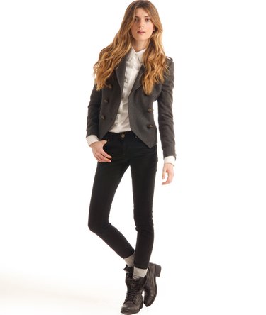 Cropped Cavalry Jacket Image 3