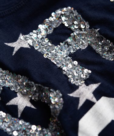 Indigo Star Sparkle T-shirt Image 6