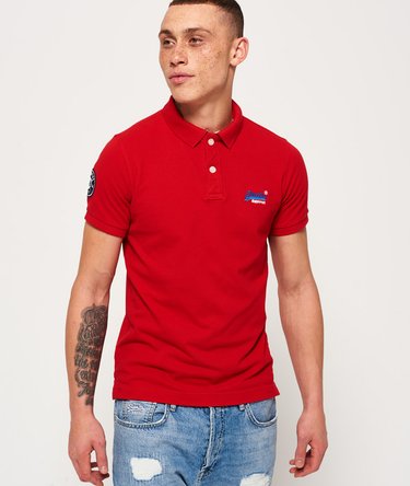 Classic Piqué-polo met korte mouwen Image 1