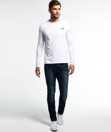 Vintage Embroidery Long Sleeve T-Shirt Image 3