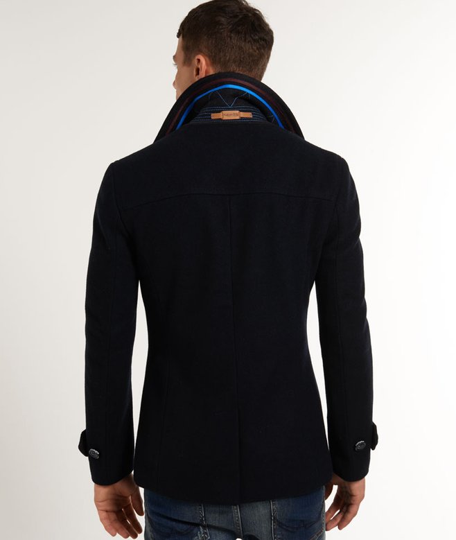Commodity Slim Peacoat dunkel marineblau für Herren Superdry
