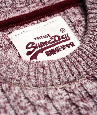 Croyde Twist Cable Crew Jumper Image 6