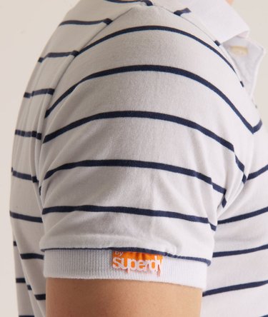 Stripe Jersey Polo Image 6