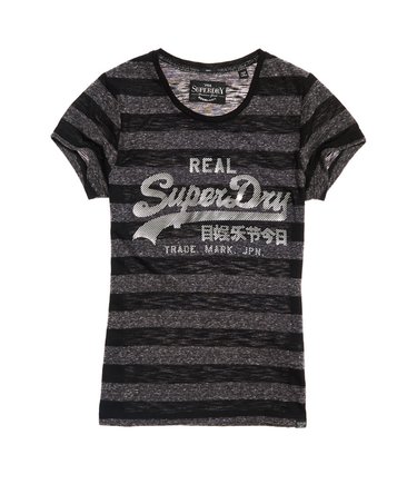 Vintage Logo Stripe T-Shirt Image 2