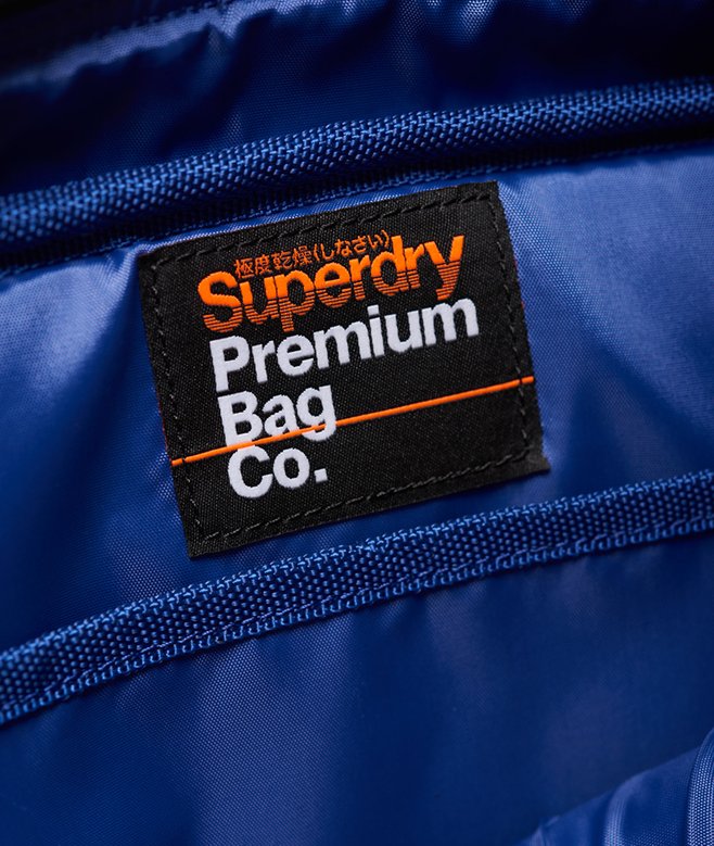 mens Premium Lineman Messenger Bag in BLACK/BLACK Superdry UK