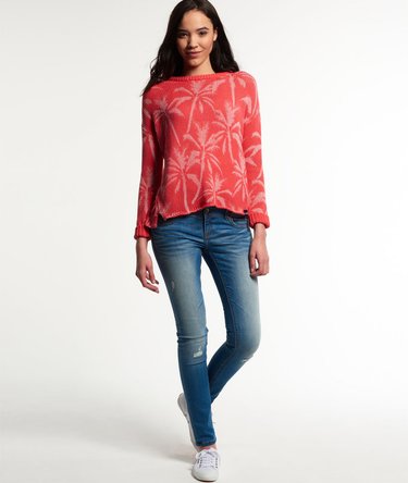 Jersey de punto Palm Print Slouch Image 3