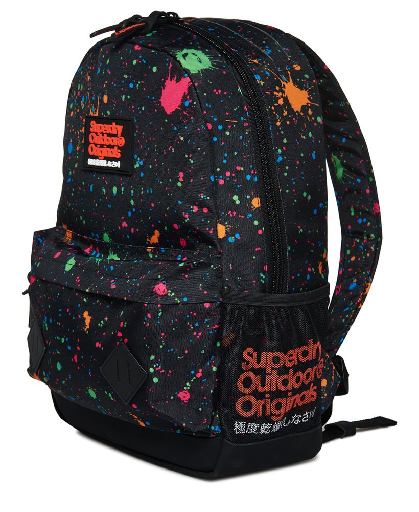 mens Splatter Montana Rucksack in Black | Superdry CA-EN