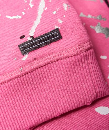 Punk Sweatshirt mit Rundhalsausschnitt und Farbspritzer-Print Image 7