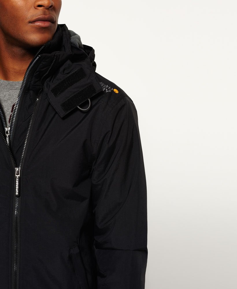Weather Jacket ブラック mens Pop Zip Hooded Arctic SD-Windcheater Jacket in BLACK/ROCK