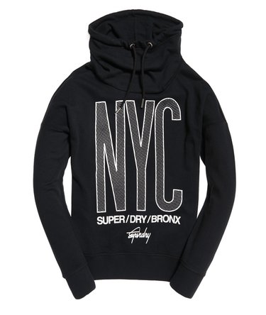 Sudadera con capucha y cuello chimenea Sporty Image 2