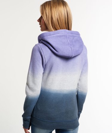 Duo Dip Dye Zip Hoodie Image 4