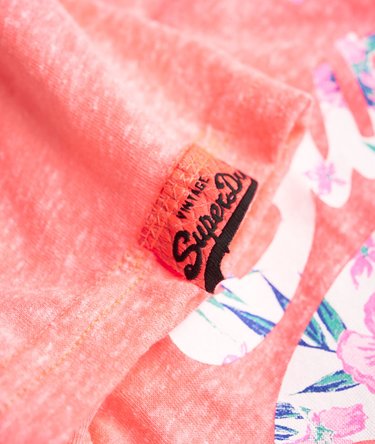 Camiseta Vintage Logo Hibiscus Cut Out Image 7