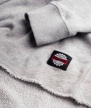 Marl Crop Hoodie Image 7