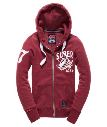 Sweat zippé à capuche Lucky Aces Image 2